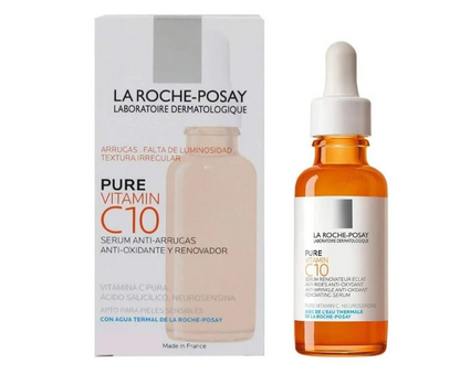 La Roche-Posay Pure Vitamin C10 Serum – Anti-Wrinkle Brightening & Antioxidant Renovating Serum