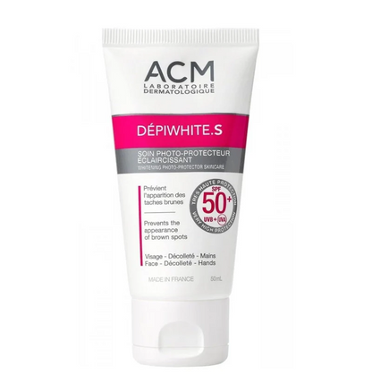 كريم واقي الشمس ACM ديبيوايت SPF 50+ — مبيّض، مضاد للبقع الداكنة، حماية UVA+UVB، مُصاغ جلدياً، 50 مل
