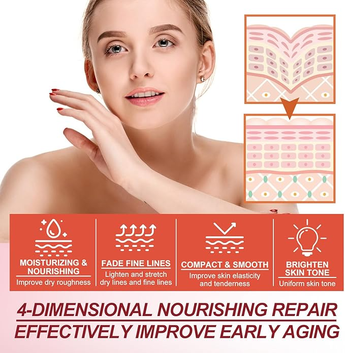 EELHOE Dragon Blood Retinol Face Cream – Anti-Aging Skin Repair & Brightening Moisturizer